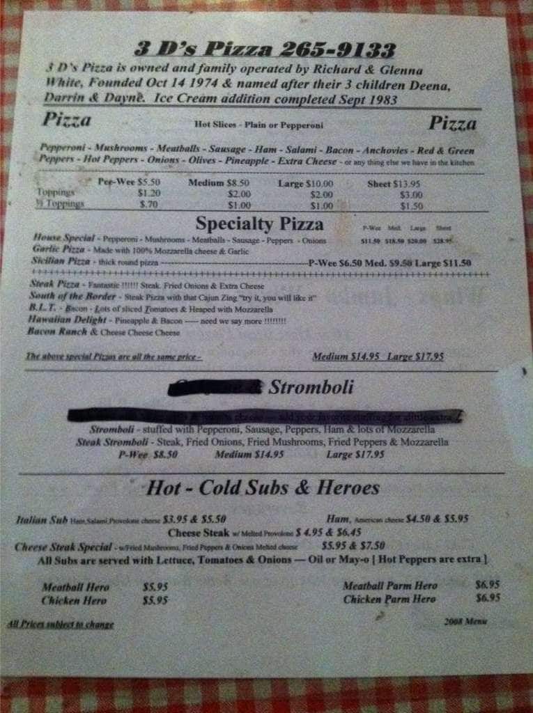 tower pizza menu folsom pa tower pizza menu folsom pa