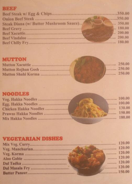 Brian's The Seaway's Beach Shack menu