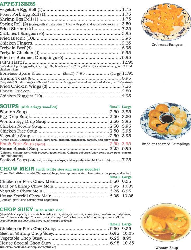 Happy Wok Menu, Menu for Happy Wok, Chesterton, Chesterton Urbanspoon