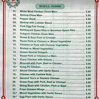 Sung Wo Kitchen Menu Menu For Sung Wo Kitchen Rocky Point Long
