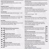 Kedai Makan Menu Menu For Kedai Makan Capitol Hill Seattle
