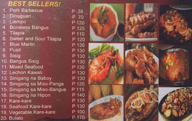 Carta de Alexis Grill