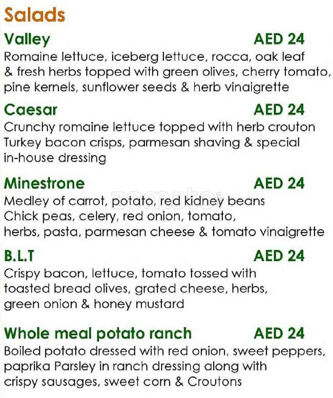 Fresh Restaurant Golden Tulip Al Barsha Hotel Menu Zomato