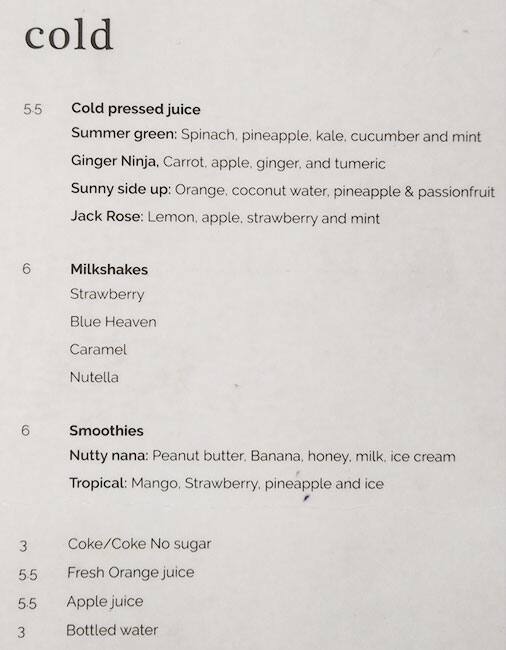 Menu at Black Seed Cafe, Werribee