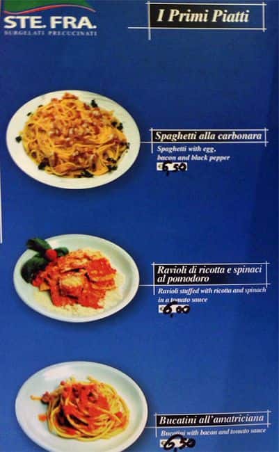 La Pizza Speisekarte