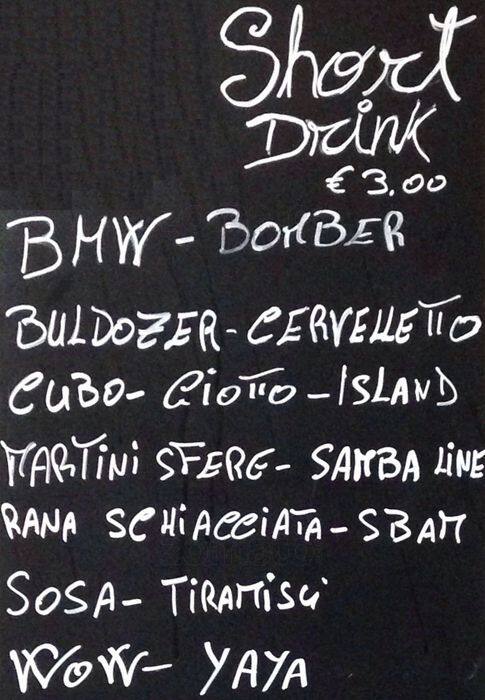 Menu di Vino e Stuzzichino 