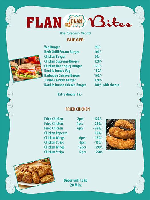 Food Castle menu