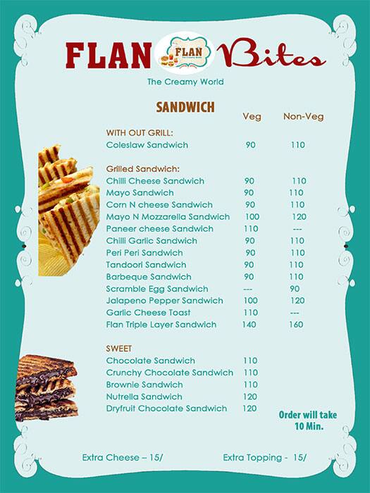 Food Castle menu