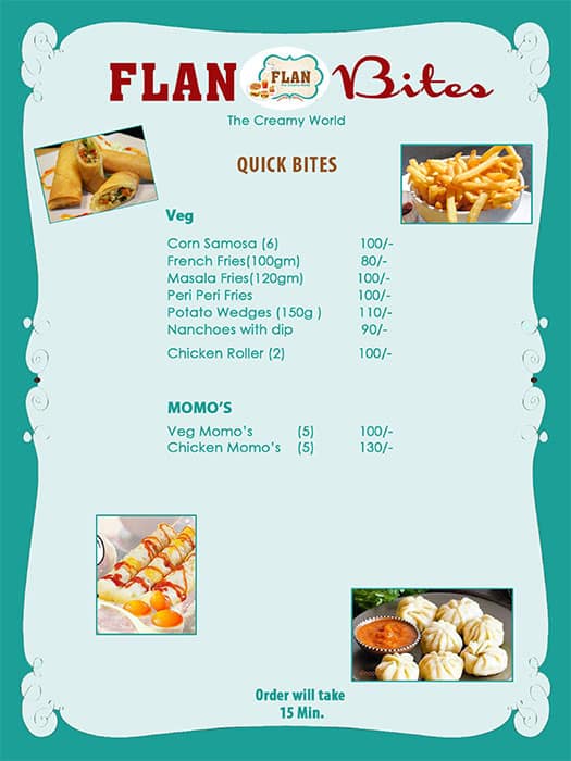 Food Castle menu