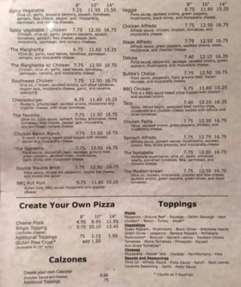 La Torcia Brick Oven Pizza Harrison Menu