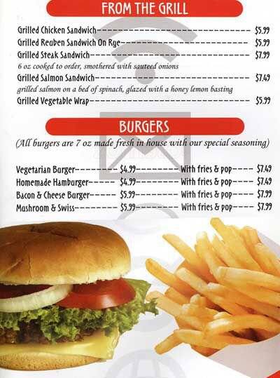 @ Cafe menu