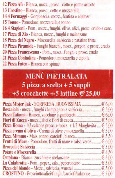 Menu di Pizzeria Roma 4 