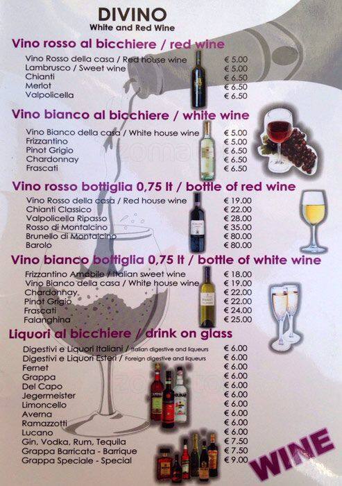 Menu di Caffe' Napoleone 2006 srl 