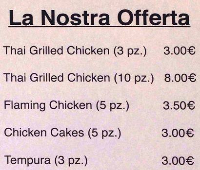 Menu di Cibo per il Futuro 