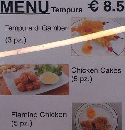 Menu di Cibo per il Futuro 