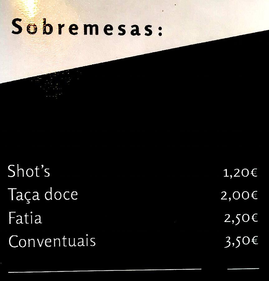 Café do Meio menu