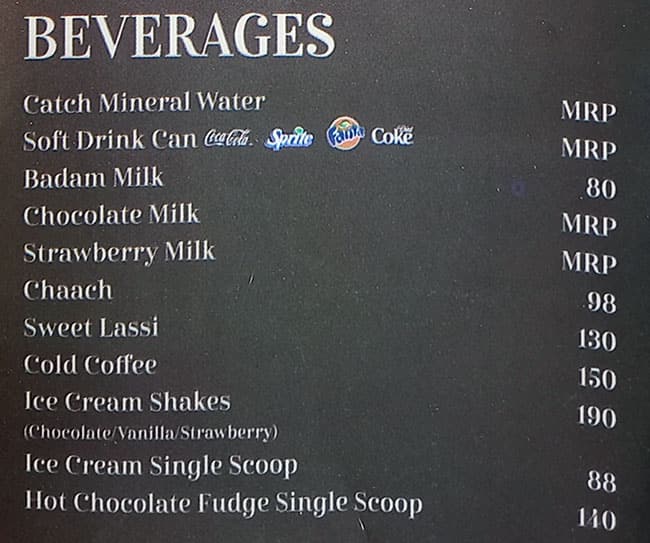 Haldiram's - Moti Nagar menu