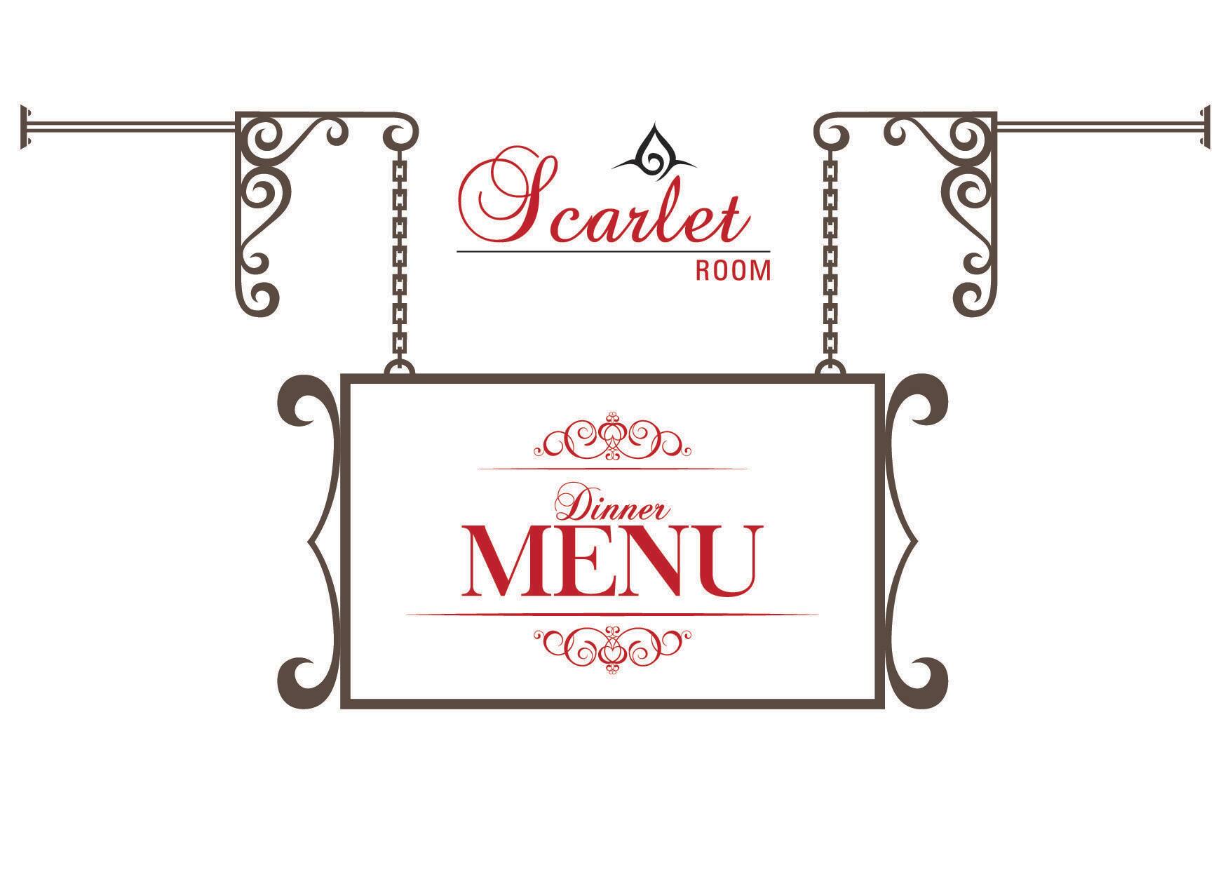 Scarlet Room menu