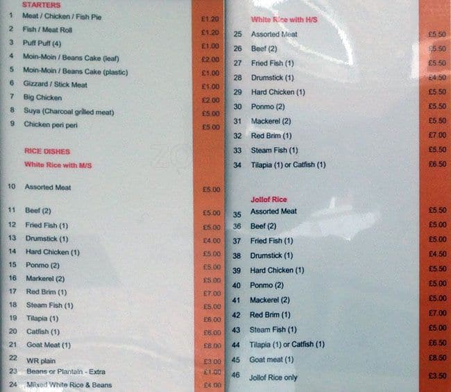 Tasty Menu, Menu for Tasty, Barking, London Zomato UK