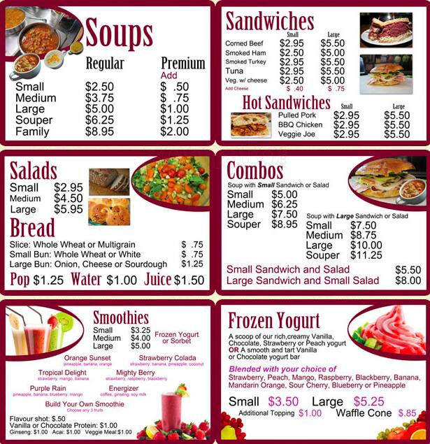 Piping Kettle Soup Co Menu, Menu for Piping Kettle Soup Co, London