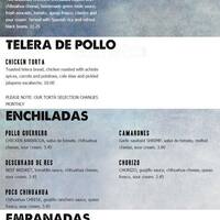 Bone Garden Cantina Menu Menu For Bone Garden Cantina Westside