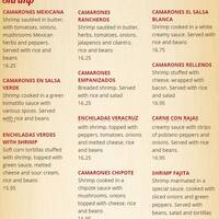 Scanned Menu For Fiesta 5 De Mayo Scanned Menu For Fiesta 5 De Mayo