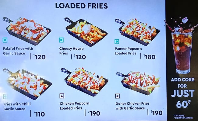 Leon's Burgers & Wings RR Nagar menu