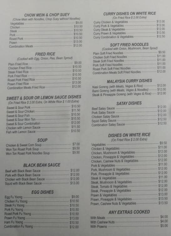 Menu At Chartwell Chinese Takeaways Fast Food Auckland menu-at-chartwell-chinese-takeaways-fast-food-auckland