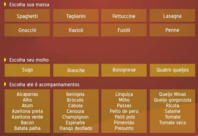 Pizzaria POD Copacabana cardápio