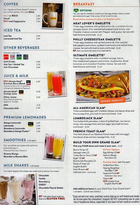 Denny's Menu, Menu for Denny's, Downtown Yonge, Toronto - Urbanspoon/Zomato