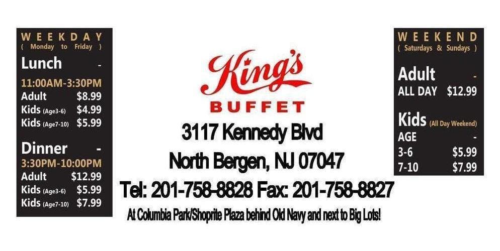 King S Buffet Menu Menu For King S Buffet North Bergen North Bergen   088a2bf8ac215a7314dbb592f837500b 