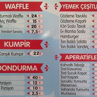 Atazade Waffle Dondurma Menu