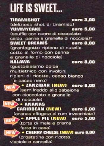 Menu di Brunswick Cafè 