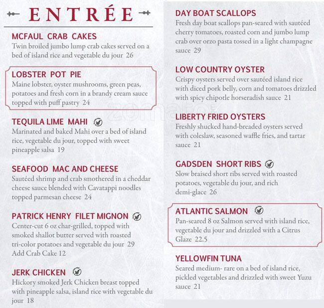 Menu at Ropewalk Ocean City pub & bar, Ocean City