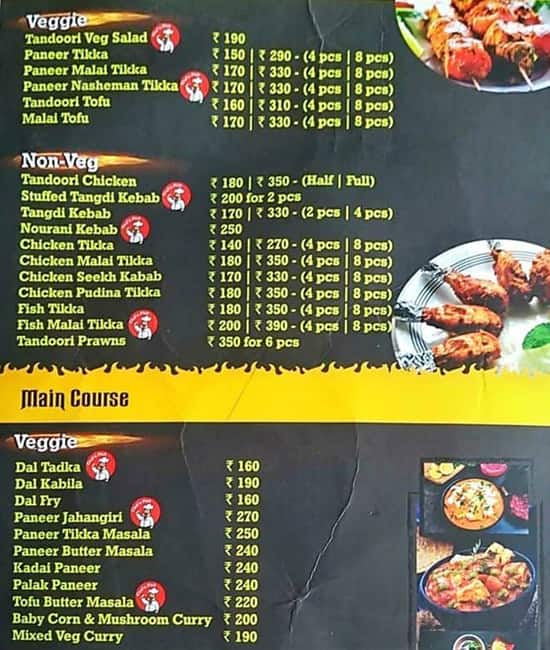 Menu of The Maharashtra King, Titwala, Thane