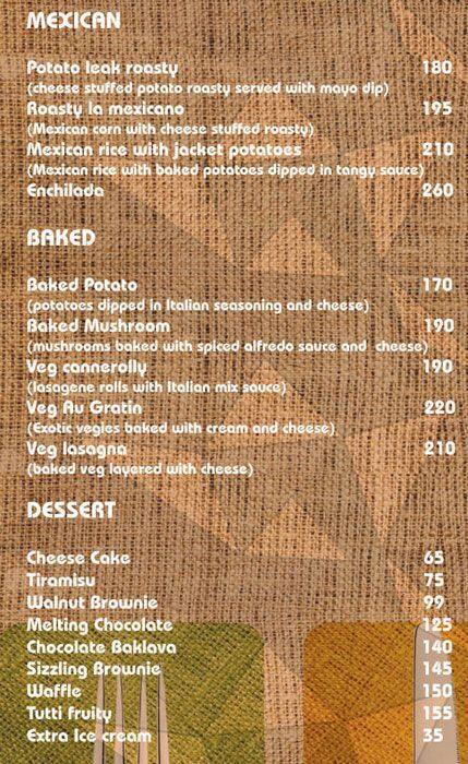 Ground Zero menu