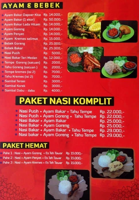 Dapoer Kita Menu, Menu For Dapoer Kita, Kemanggisan, Jakarta - Zomato 