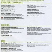 Olive Garden Italian Restaurant Menu