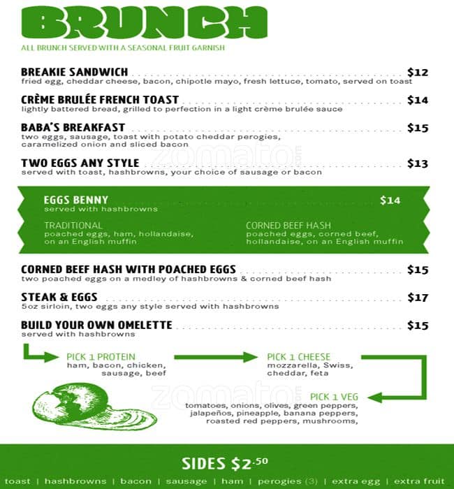 Rattle and Hum Local Bar Menu, Menu for Rattle and Hum Local Bar, 17th