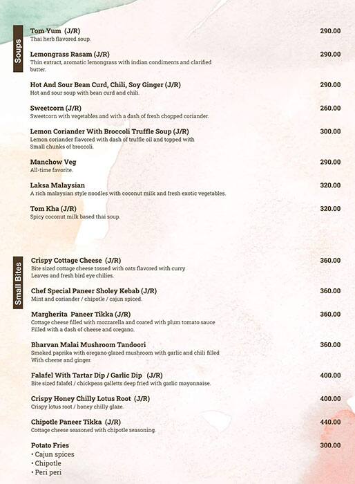 Menu of Jodhana Zaika, Borivali West, Mumbai