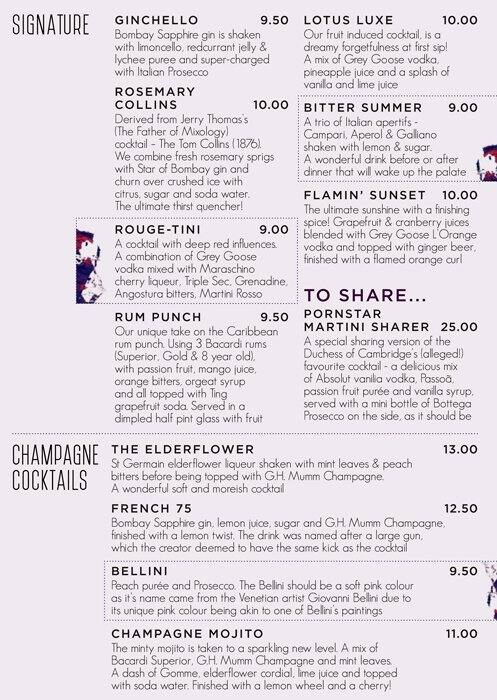The Last menu