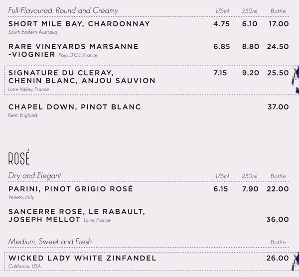 The Last menu