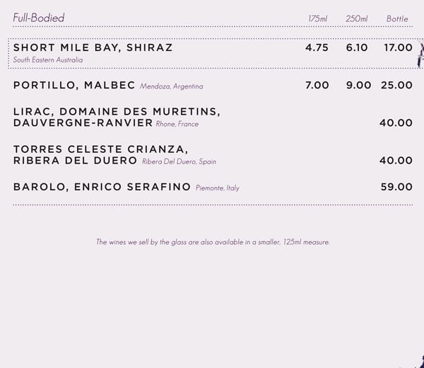 The Last menu