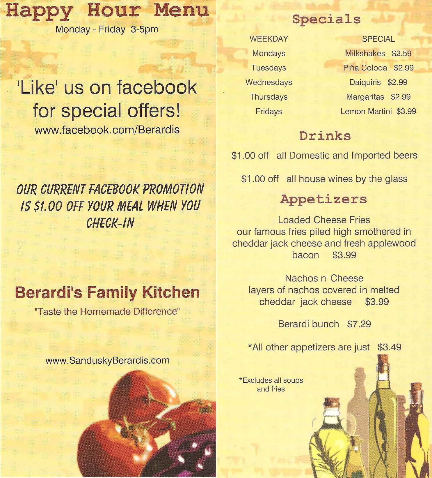 Menu At Berardi s Family Kitchen Restaurant Sandusky menu-at-berardi-s-family-kitchen-restaurant-sandusky