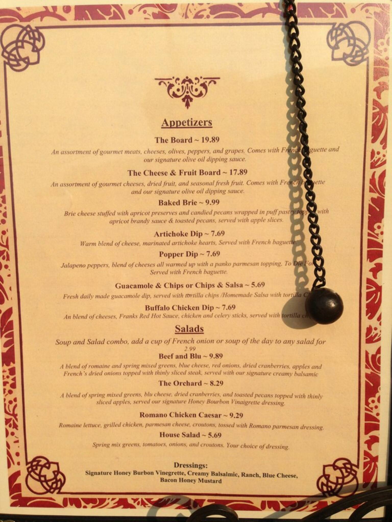 The Cork Yard Wine Bar & Bistro Menü Urbanspoon/Zomato