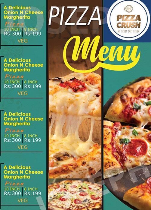 Menu of Pizza Crush, Shenoy Nagar, Chennai