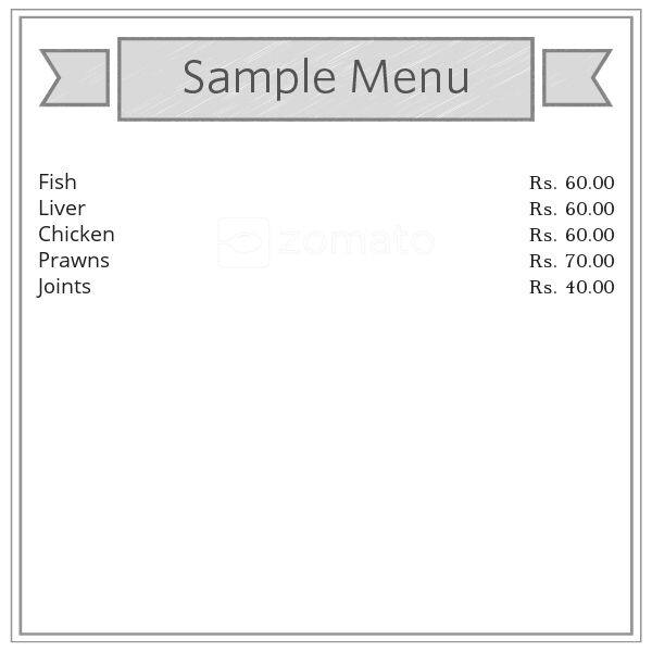 SKML Sweets And Bakery Shop menu