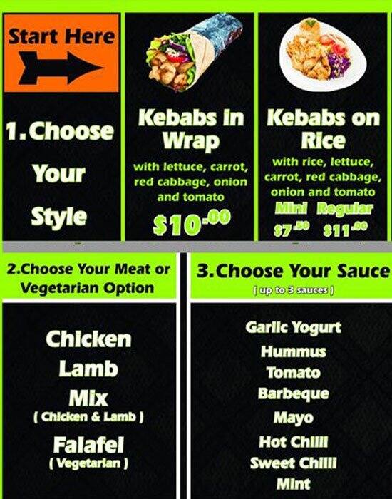 Kebab To Go Menu, Menu for Kebab To Go, Grafton, Auckland Menumania