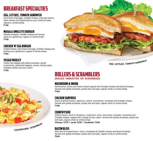 Johnny Rockets Menu, Menu for Johnny Rockets, Connaught Place, New ...