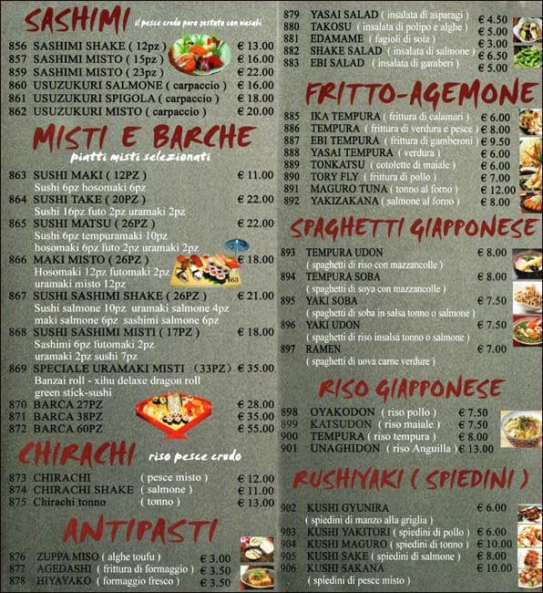 Menu di Xi Hu 